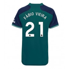 Arsenal Fabio Vieira #21 Tredjedrakt Kvinner 2023-24 Kortermet